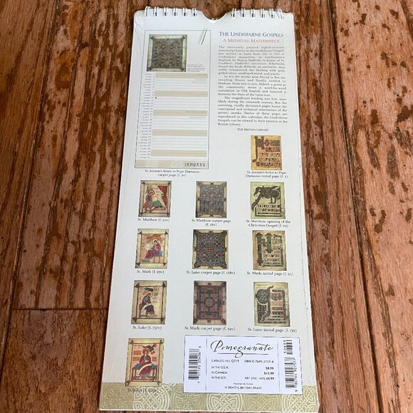 The Lindisfarne Gospels A Medieval Masterpiece 2005 Appointment Callendar - Picture 2 of 2